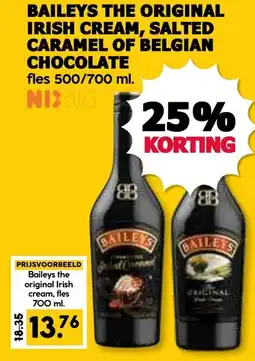 De Boerenschuur Baileys The Original Irish Cream, Salted Caramel Of Belgian Chocolate aanbieding