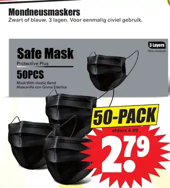 Dirk Mondneusmaskers aanbieding