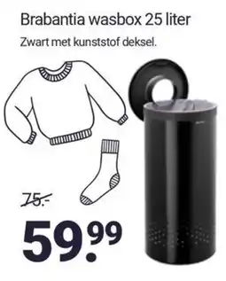 Inter Chalet Brabantia wasbox 25 liter aanbieding