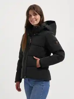 ANWB Travelin' Norra Dames Puffer winterjas Zwart aanbieding