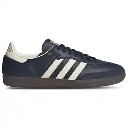 Foot Locker Adidas Samba Sneakers Heren - Blauw - Maat 42 - Suède aanbieding