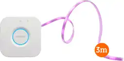 Coolblue Philips Hue Solo Led Strip 3 meter + Philips Hue Bridge aanbieding