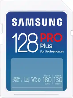 Coolblue Samsung SDXC PRO Plus 128GB 130MB/s aanbieding