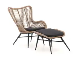 Kees Smit Intenso Rovello lounge tuinstoel met voetenbank aanbieding