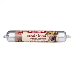 Zooplus Fleischeslust meat & treat Trainingsworst - Voordeelpakket: Runderleverworst 3 x 80 g aanbieding