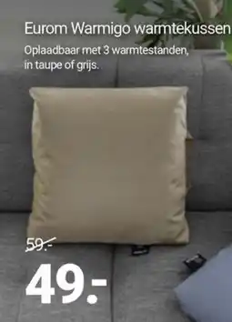 Inter Chalet Eurom Warmigo warmtekussen aanbieding