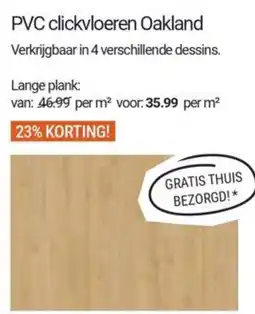 Inter Chalet PVC clickvloeren Oakland aanbieding