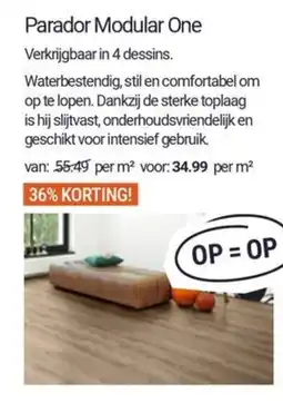 Inter Chalet Parador Modular One aanbieding