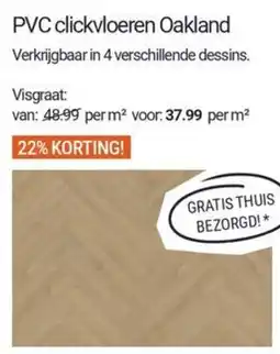 Inter Chalet PVC clickvloeren Oakland aanbieding