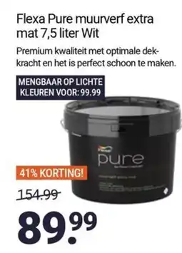 Inter Chalet Flexa Pure muurverf aanbieding