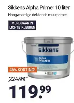 Inter Chalet Sikkens Alpha Primer aanbieding