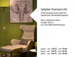 Inter Chalet Uplighter Champion LED aanbieding