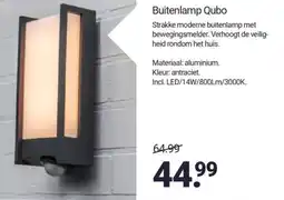 Inter Chalet Buitenlamp Qubo aanbieding