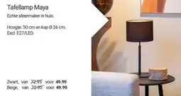 Inter Chalet Tafellamp Maya aanbieding