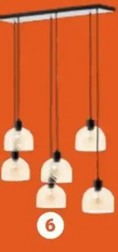 Inter Chalet Hanglamp 6 lichts aanbieding