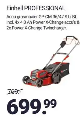 Inter Chalet Einhell professional aanbieding