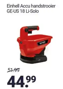 Inter Chalet Einhell Accu handstrooier aanbieding
