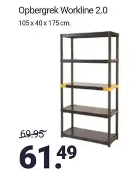 Inter Chalet Opbergrek Workline 2.0 aanbieding