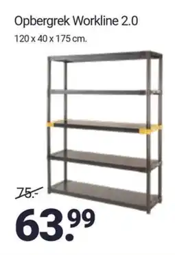 Inter Chalet Opbergrek Workline 2.0 aanbieding