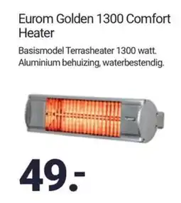 Inter Chalet Eurom Golden 1300 Comfort Heater Basismodel aanbieding