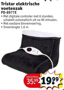 Kruidvat Tristar elektrische voetenzak aanbieding