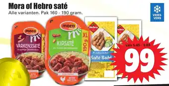 Dirk Mora of hebro sate 160-190g aanbieding