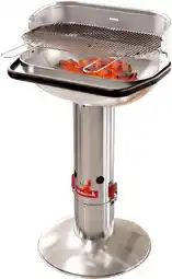 Amazon Barbecook Loewy 55 houtskoolbarbecue uit rvs 56 cm x 34 cm aanbieding