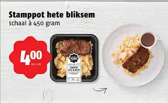 Poiesz Stamppot hete bliksem 450g aanbieding