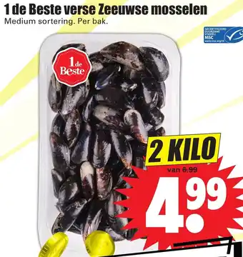 Dirk 1 de Beste verse zeeuwse mosselen aanbieding