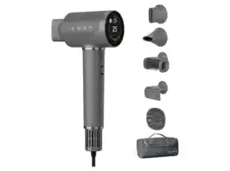 MediaMarkt Aeno Haardroger Hd5 Grijs 1500w Spraakbesturing IONisator Touch Lcd Infrarood Afstandsbescherming Ai aanbieding