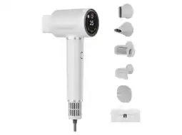 MediaMarkt Aeno Haardroger Hd5 Wit 1500w Spraakbesturing IONisator Touch Lcd Infrarood Afstandsbescherming Ai B aanbieding