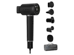 MediaMarkt Aeno Haardroger Hd5 Zwart 1500w Spraakbesturing IONisator Touch Lcd Infrarood Afstandsbescherming Ai aanbieding