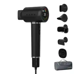 MediaMarkt Aeno Haardroger Hd5 Zwart 1500w Spraakbesturing IONisator Touch Lcd Infrarood Afstandsbescherming Ai aanbieding