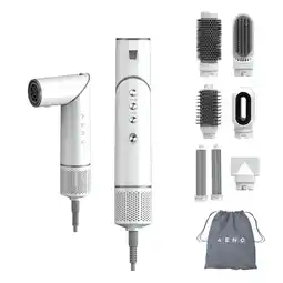 MediaMarkt Aeno Multifunctionele Haardroger/styler Hs1 1200w IONisator 4 Temperatuurstanden 3 Snelheidsstanden aanbieding