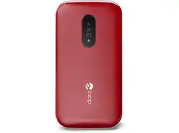 MediaMarkt Doro 2820 - 4g Eenvoudige Klaptelefoon Rood-wit 17 Mb Rood aanbieding