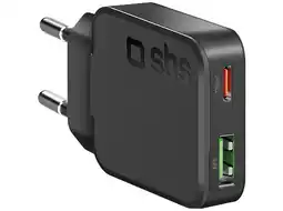 MediaMarkt Sbs Mobile Wall Charger Ultra-slim 30 W Usb-c Dual Output Thuislader aanbieding