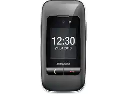 MediaMarkt Emporia One Senior Feature Phone - Grijs/zilver 32 Mb Grijs-zilver aanbieding