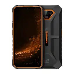 MediaMarkt Hammer Iron V Orange 65 Rugged Smartphone 6+6gb - 64 Gb Zwart aanbieding