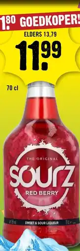 Dirck 3 The original sourz Red Berry aanbieding