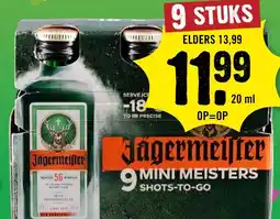 Dirck 3 Jägermeister aanbieding