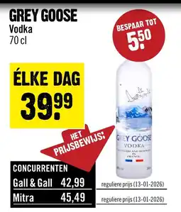 Dirck 3 Grey Goose vodka aanbieding