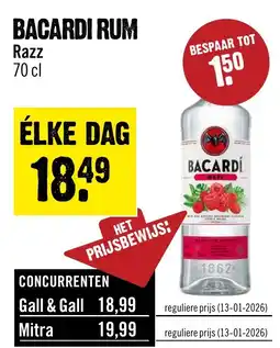 Dirck 3 Bacardi rum Razz aanbieding