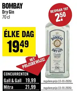 Dirck 3 Bombay Dry Gin aanbieding