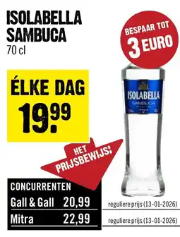 Dirck 3 Isolabella sambuca aanbieding