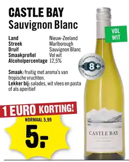 Dirck 3 Castle Bay sauvignon blanc aanbieding