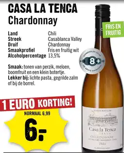 Dirck 3 Casa la tenca chardonnay aanbieding