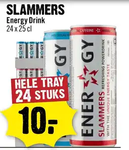 Dirck 3 Slammers Energy Drink aanbieding