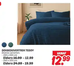 Dekamarkt Dekbedovertrek teddy aanbieding