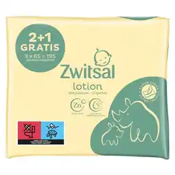 Trekpleister Zwitsal Baby Lotion Billendoekjes aanbieding