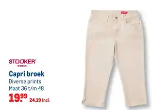 Makro Capri broek aanbieding